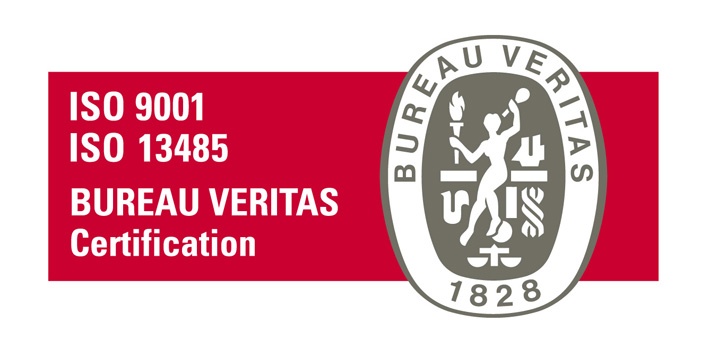 ISO 9001 ET 13485 Certification ISO 9001 et ISO 13485 délivrée par Bureau Veritas